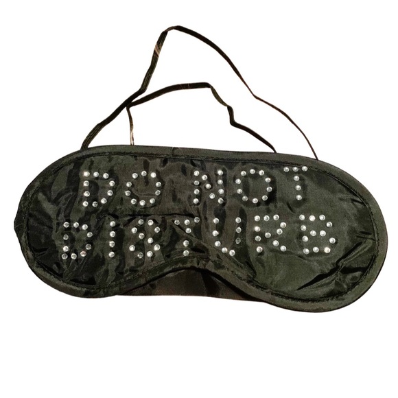 DO NOT DISTURB Rhinestone Sleep Mask - Picture 4 of 4